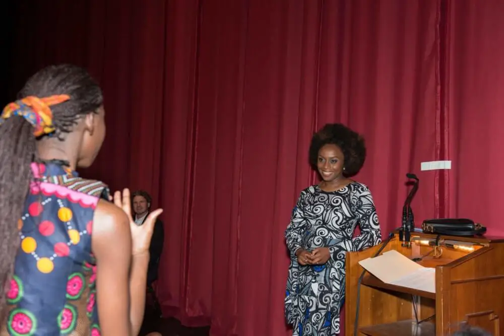 Chimamanda Ngozi Adichie speaks at 2018 International Congress of Youth Voices