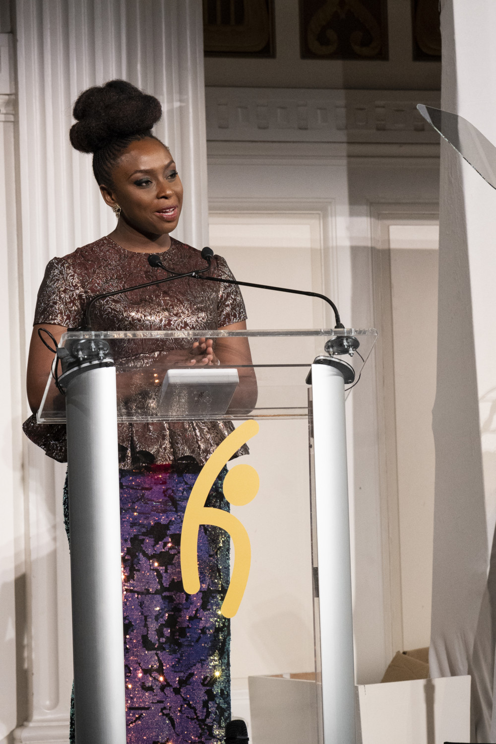 Chimamanda Ngozi Adichie receives ‘special distinction for thought leadership’ award in New York