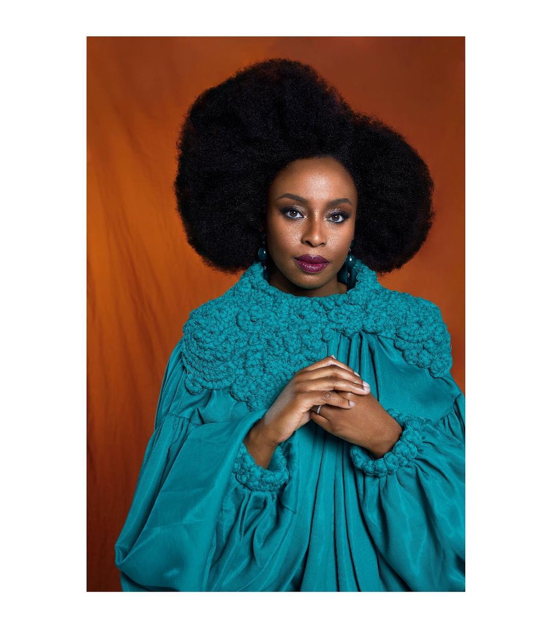 Chimamanda Ngozi Adichie on the cover of Marie Claire Brazil
