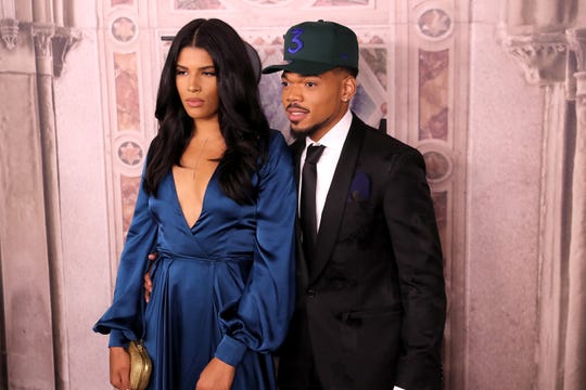 Chance the rapper and wife, Kristen Corley