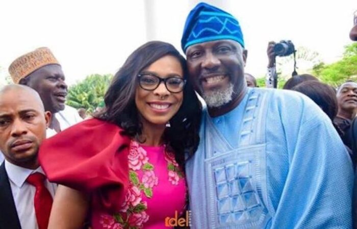 TBoss and Dino Melaye at an unspecified event