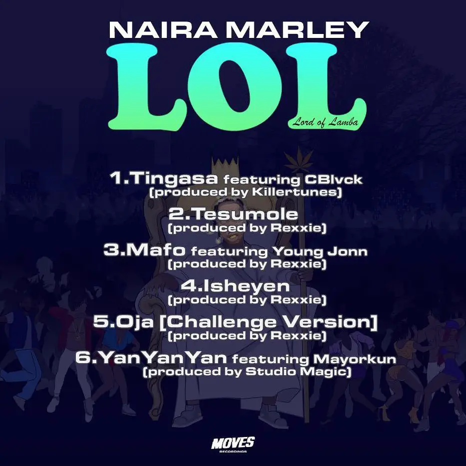 Naira Marley's EP LOL (Lord of Lamba) is live| Listen on Sidomex