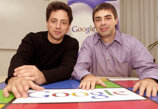 Google co-founders Larry Page and Sergey Brin are stepping down