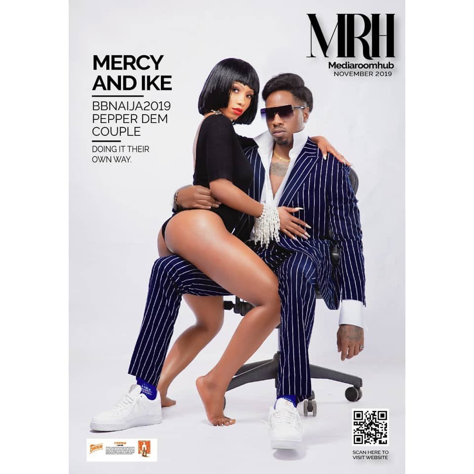 Mercy and Ike on the cover of Media Room Hub magazine