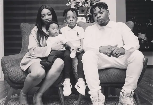 YBNL boss, Olamide shares rare photo with his family to celebrate Christmas