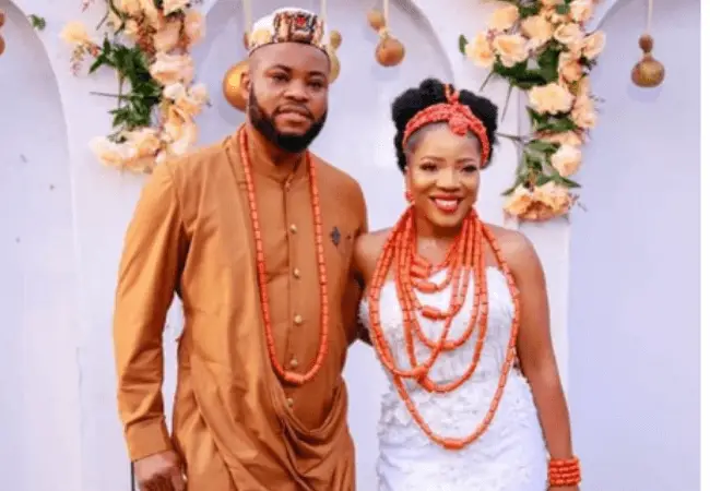 #TheSBond: Check out the first pictures from Sandra Ikeji and Arinze's traditional wedding