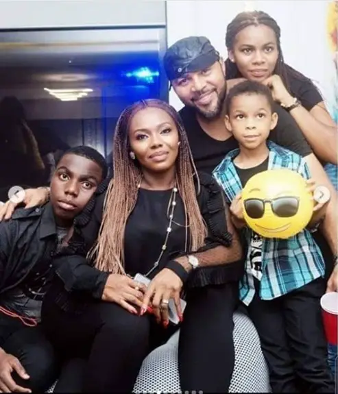 Ramsey Nouah and his family
