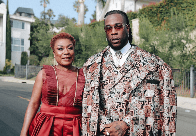 ICYMI: This is how Burna Boy and his mom, Bose Ogulu showed up to the Grammys