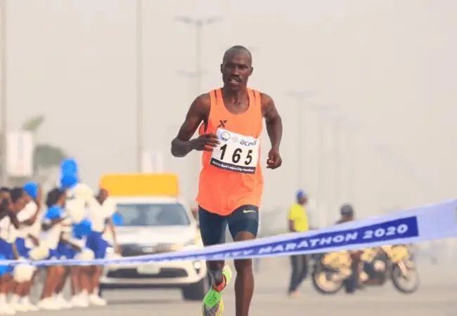 Kenyan, David Barmasai Tumo wins the Lagos City Marathon [photos+video]| See all winners