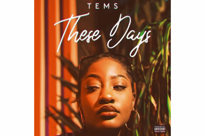 Cover art for Tem's new song, These Days