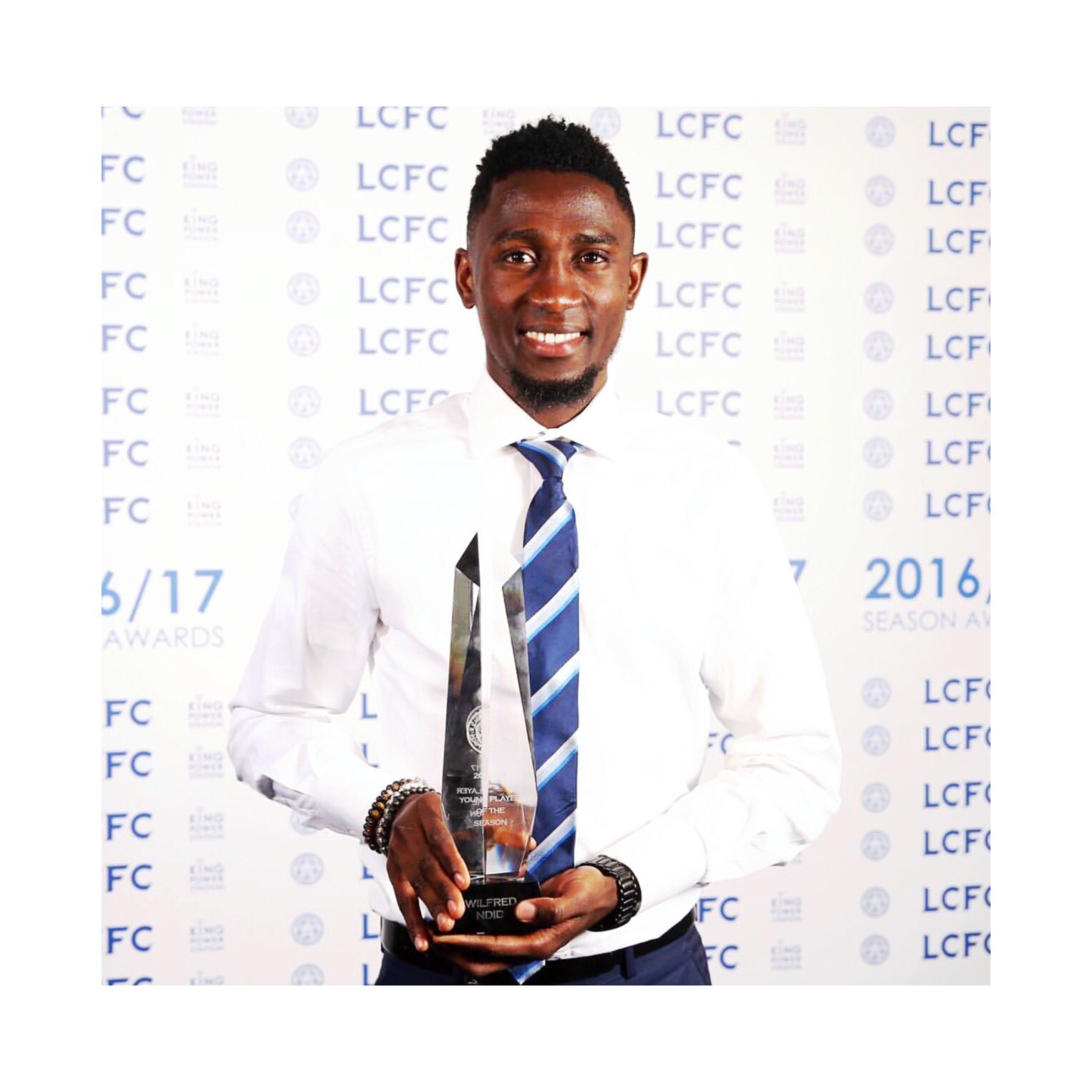 Ndidi Leicester City Young player of the Year award in 2017.