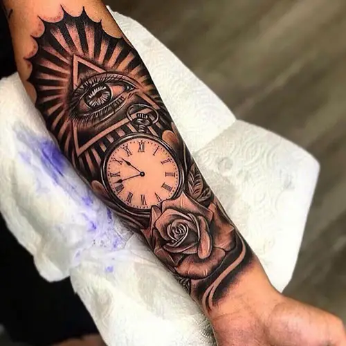 An example of a forearm tattoo