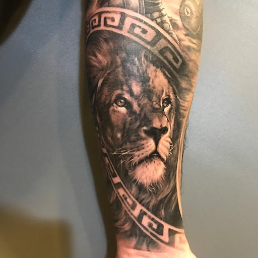 An example of Lion tattoo
