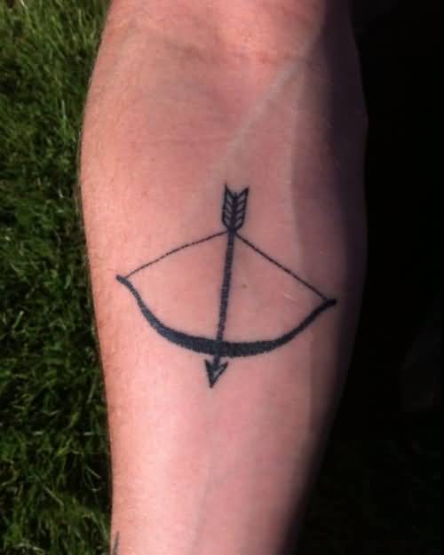 An example of an arrow tattoo