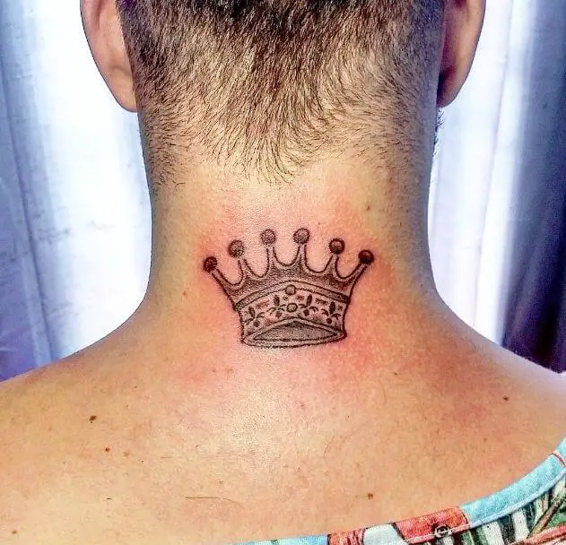 An example of a crown tattoo