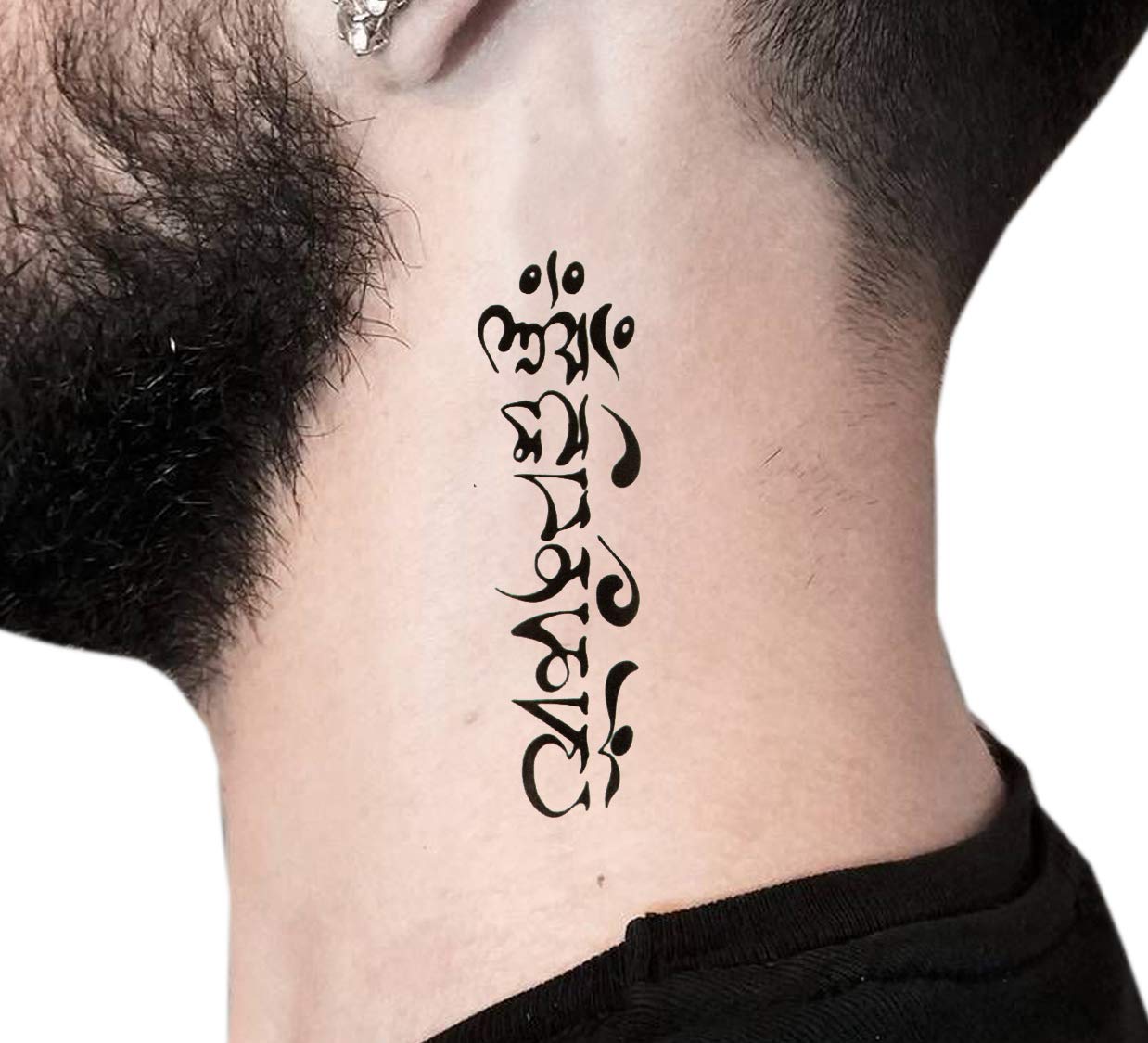 An example of a neck tattoo