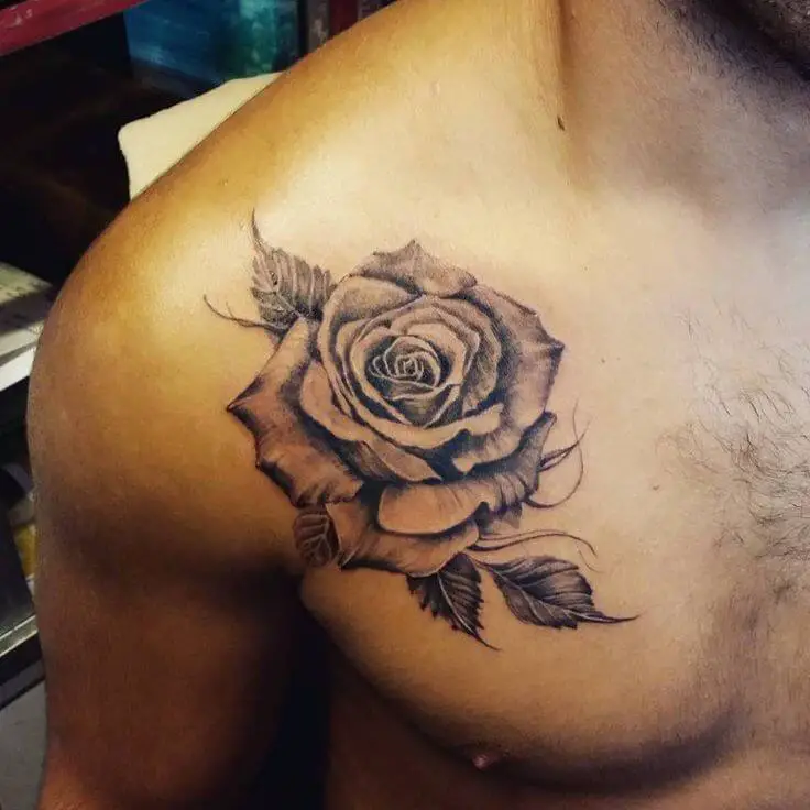 An example of a rose tattoo