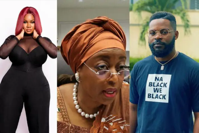 Toolz and Falz tackle Diezani over her Yahoo boys comment