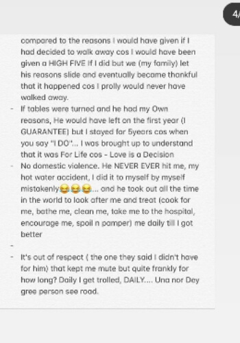 Blossom Chukwujeku’s ex-wife finally shares her own side of the divorce story