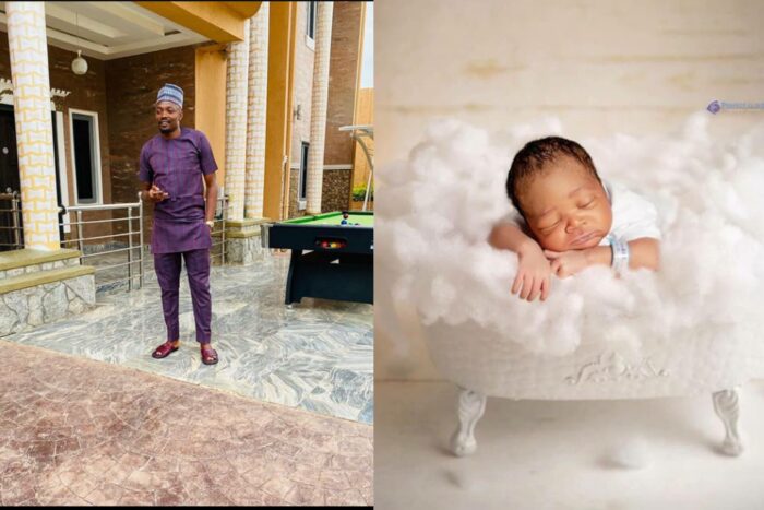 Ahmed Musa shares first photo of his newborn son; reveals his name