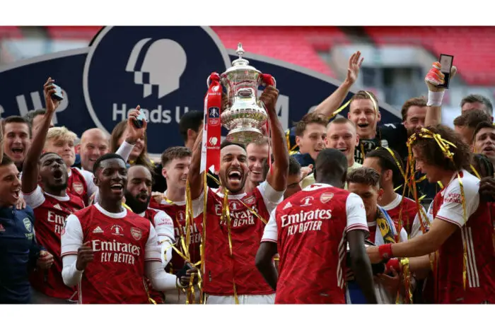 Arsenal wins 14th FA Cup title after coming from behind to beat Chelsea