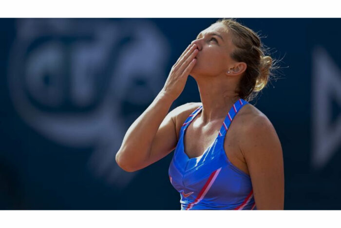 Simona Halep reached the final of the Prague Open