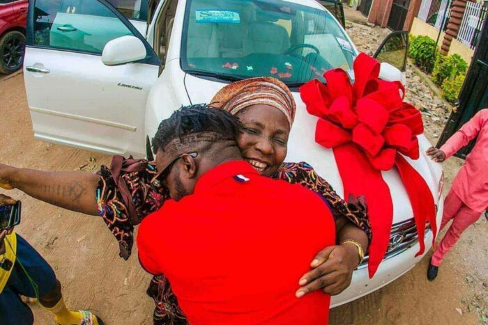 DJ Kaywise gifts his mum with a new SUV on her birthday [photos]
