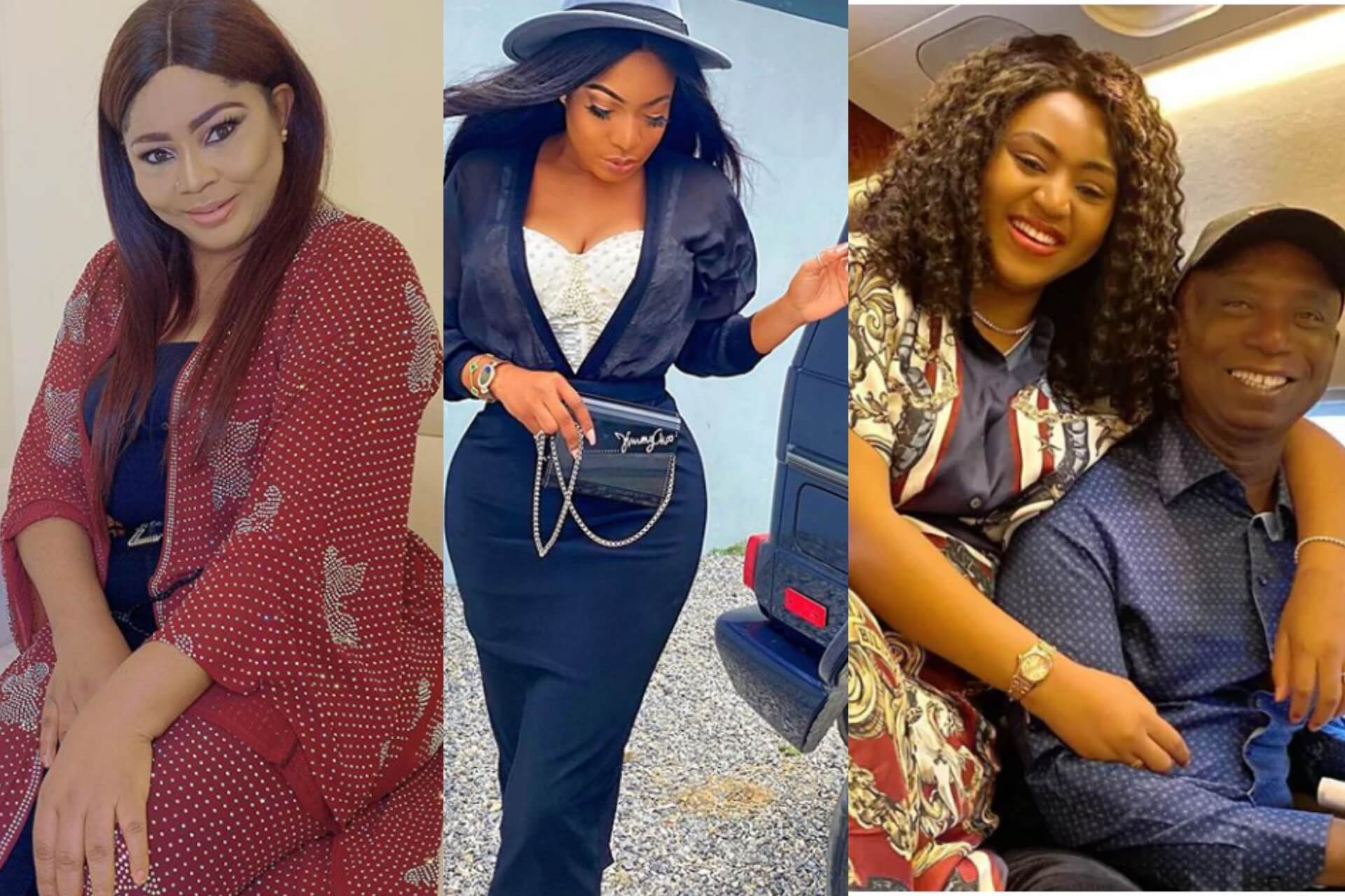 Regina Daniels' mother called out Chika Ike over Ned Nwoko