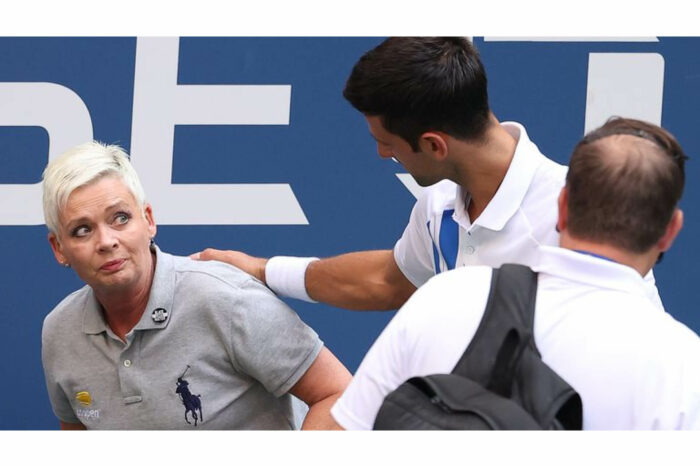 Djokovic disqualified from the US Open