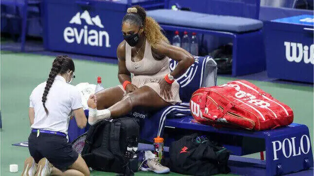Serena Williams injured