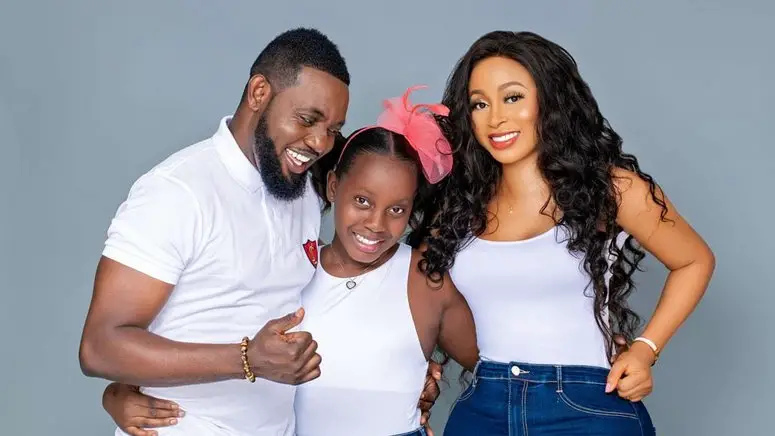 Ayo Makun wife and daughter