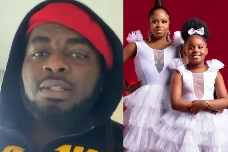 Kelly Hansome calls out his baby mama