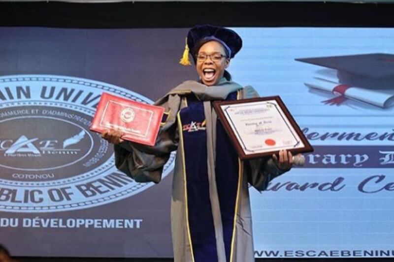 Kaffy conferred with honorary doctorate degree