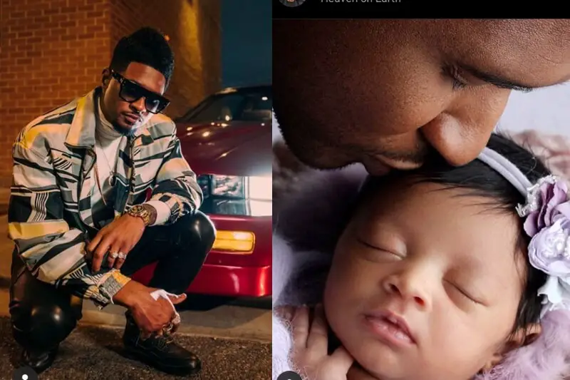 Singer Usher shares first photo of newborn daughter