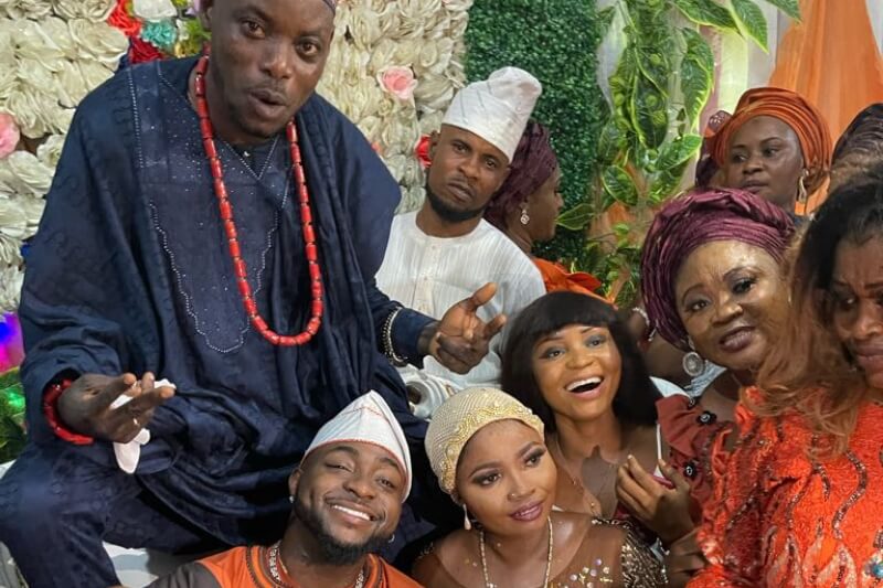 Davido is spotted at his driver’s wedding