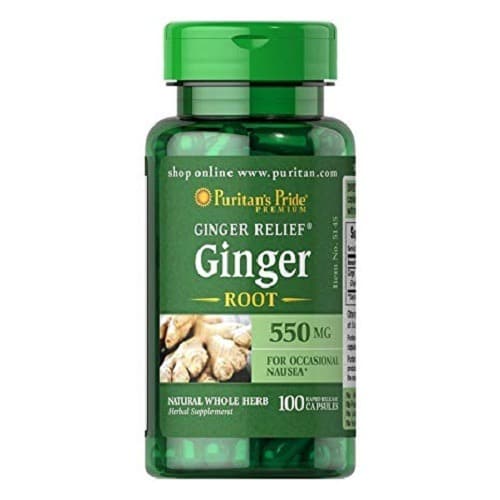 Ginger root capsules