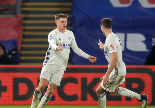 Harvey Barnes earns Leicester late draw at Crystal Palace