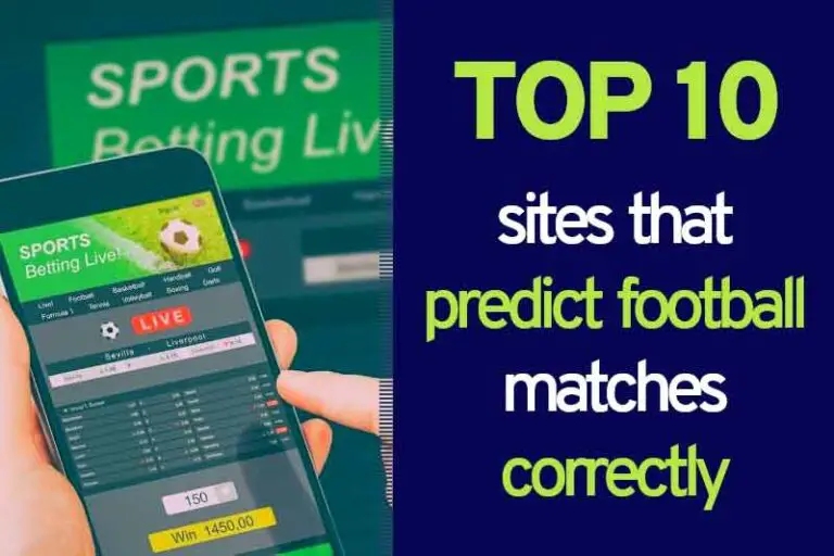 Top 10 sites that predict football matches correctly Sidomex