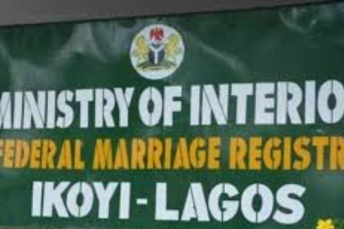 Marriage Registry -ikoyi Lagos state