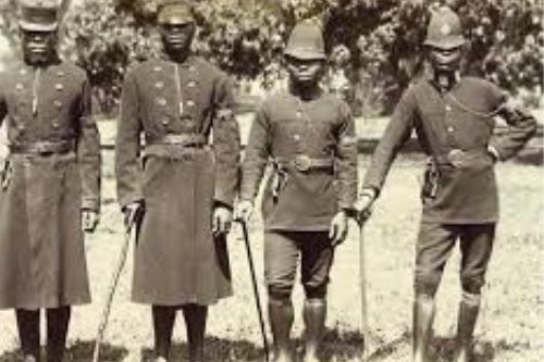 Nigerian Policemen of the Colonial time