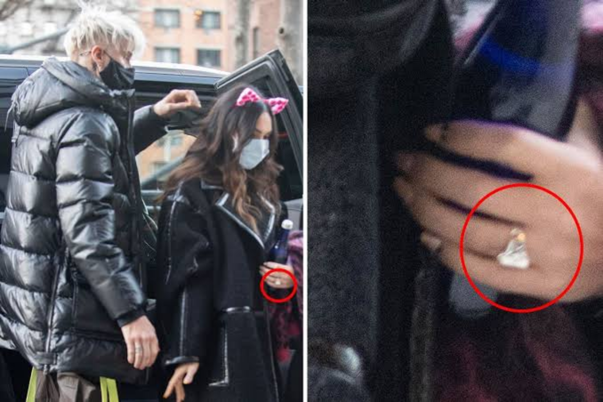 Megan Fox and Machine Gun Kelly spark engagement rumour as actress is spotted with a ring