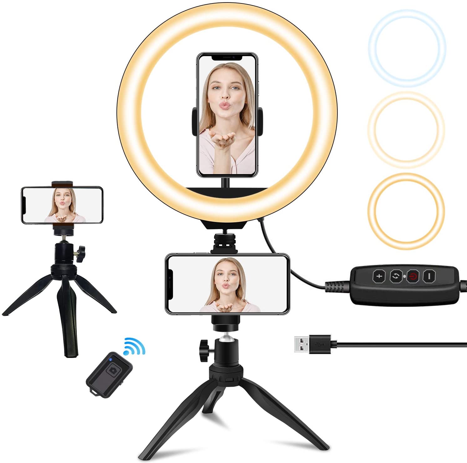 Sumcoo Desk Selfie Ring Light for iPhone