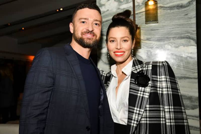 Justin Timberlake and wife