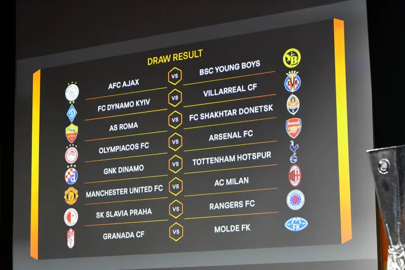 Europa League last-16 draw
