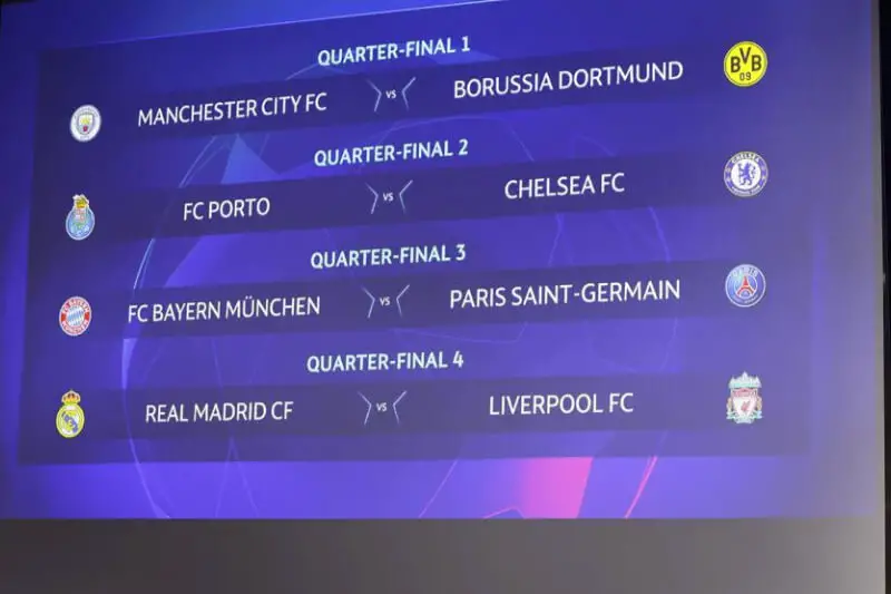 UEFA Champions League Quarter-final draw
