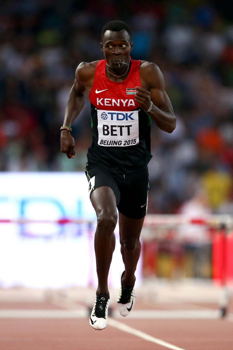  Bett was a two-time African Championship medallist hurdler