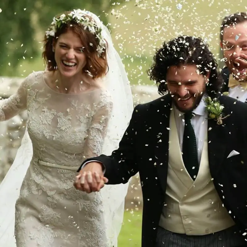 10 Hollywood couples who met on popular television series - Kit Harington and Rose Leslie