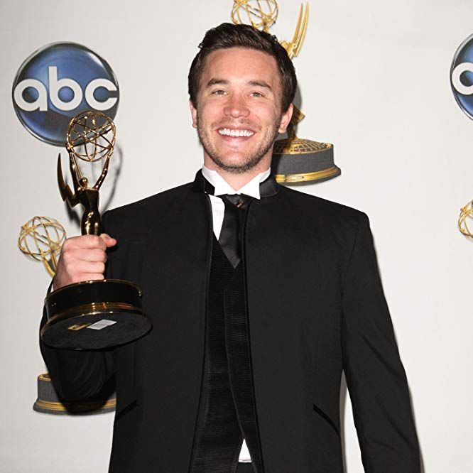 Tom after receiving one of his daytime Emmy awards