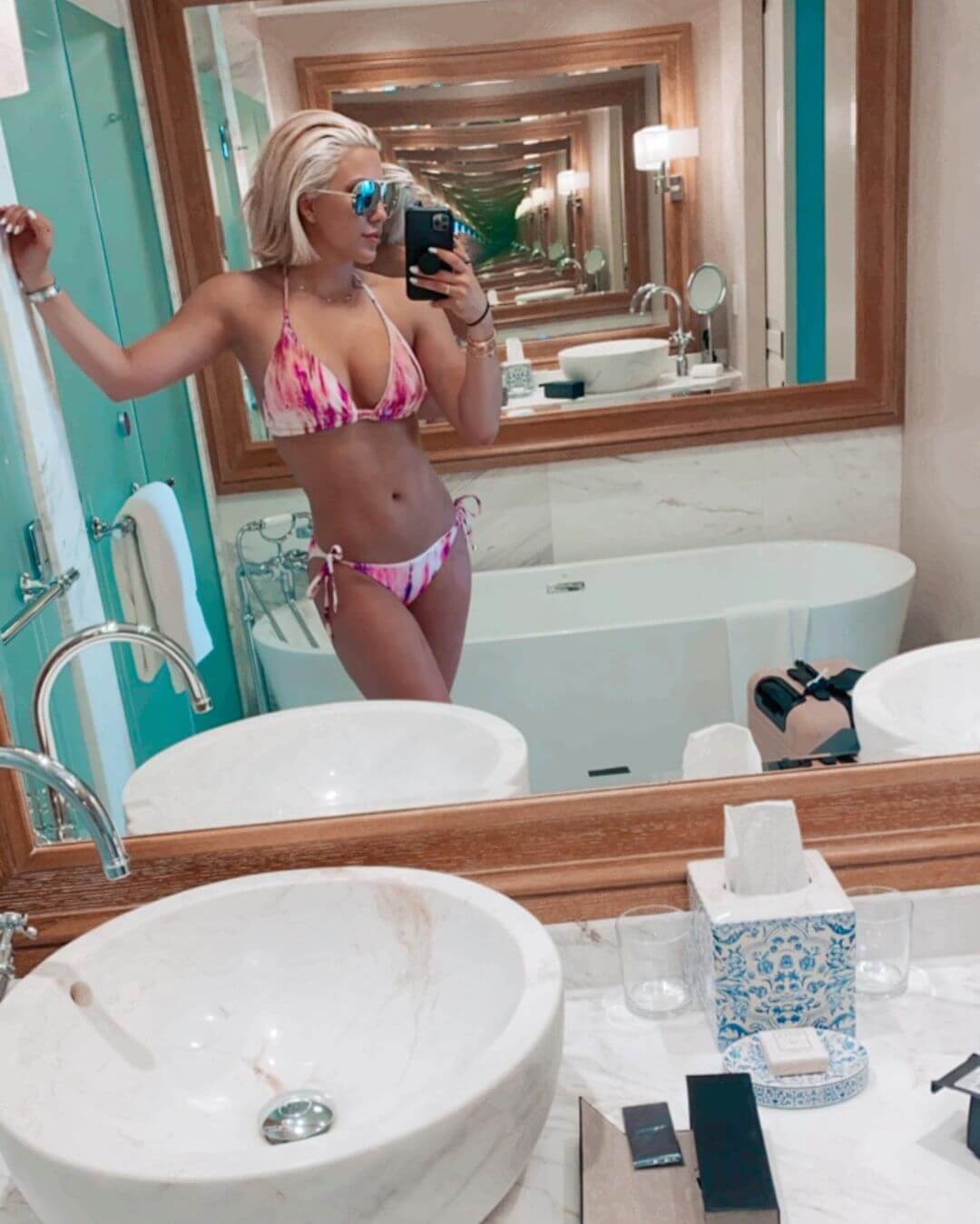 Savannah Chrisley in a sexy bikini suit. 