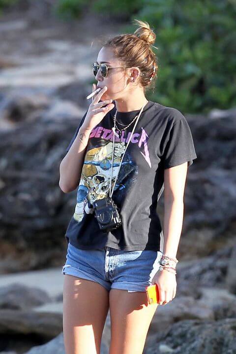 Female celebrities who smoke Miley Cyrus, Rihanna, Jennifer Lawrence